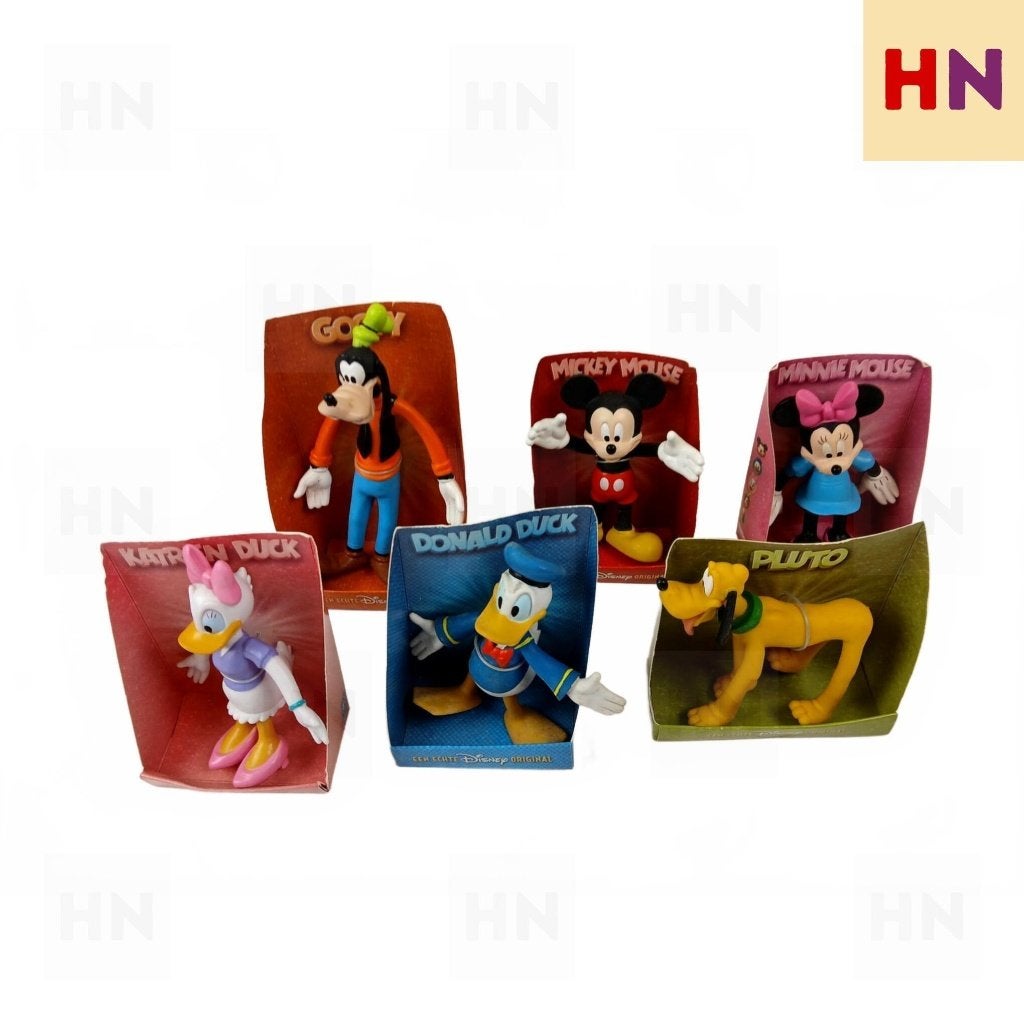 Complete Set 6 AH Disney Original Figuren (2011), Verzamelen, Disney, Ophalen, Overige figuren, Zo goed als nieuw, Beeldje of Figuurtje
