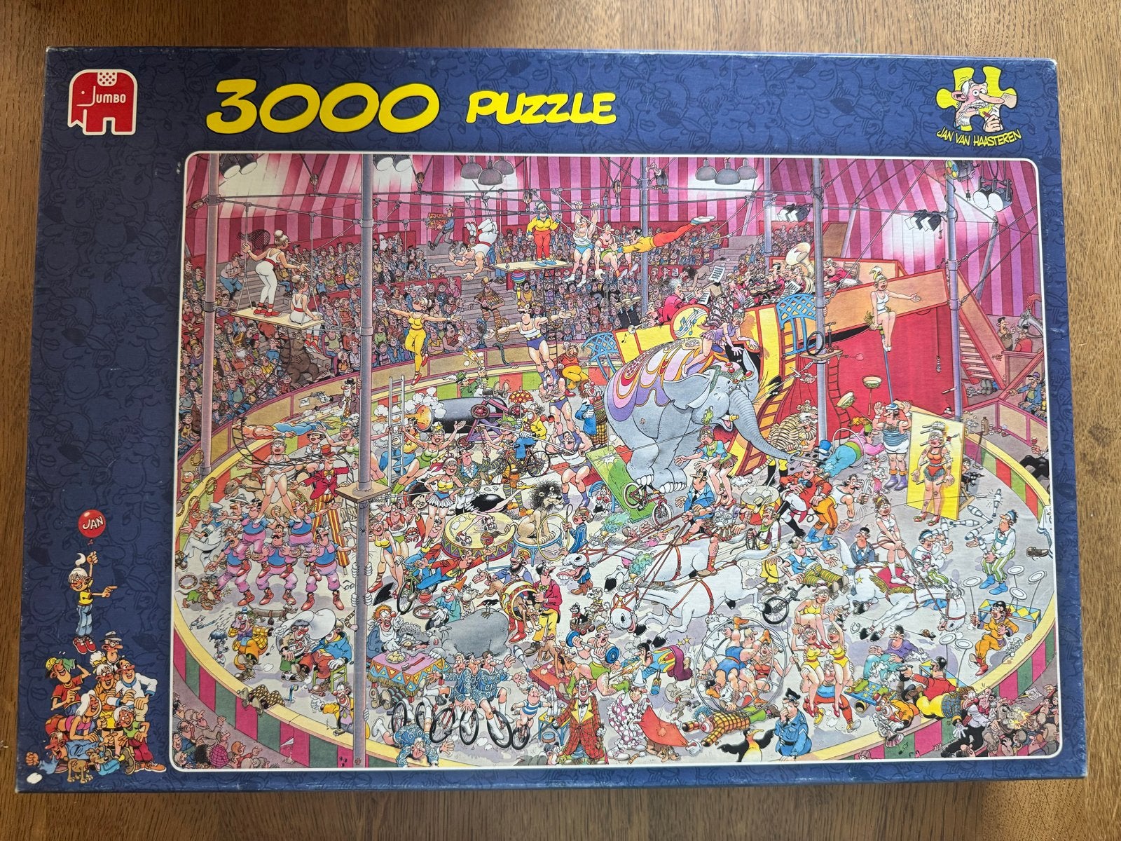 Jan van Haasteren 3000 stukjes - Het Circus, Ophalen of Verzenden, Gebruikt
