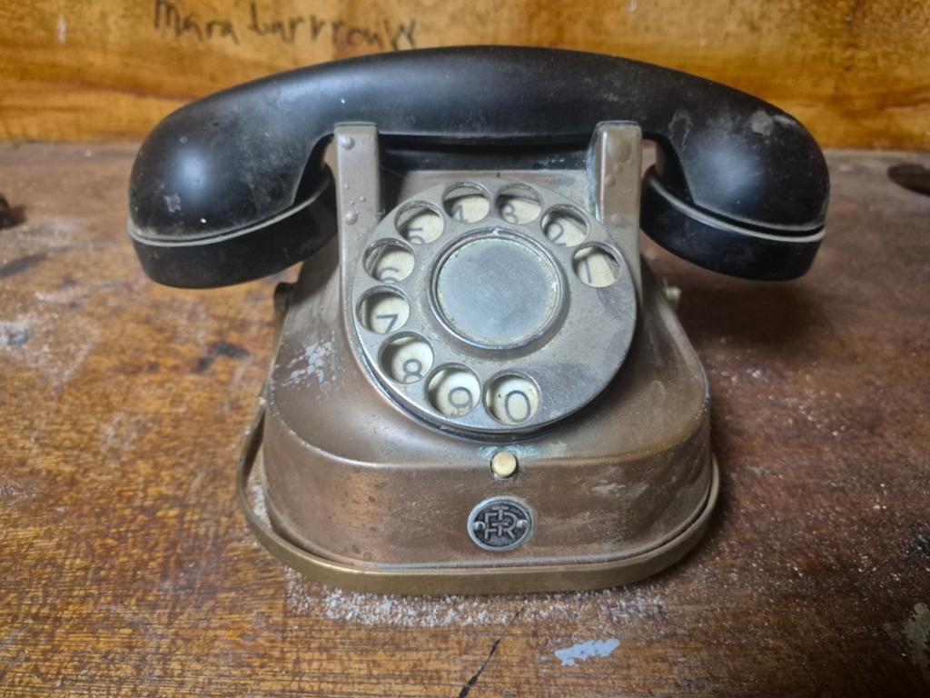 Vintage Telefoon met Draaischijf - Antiek Decoratiestuk, Antiek en Kunst, Ophalen