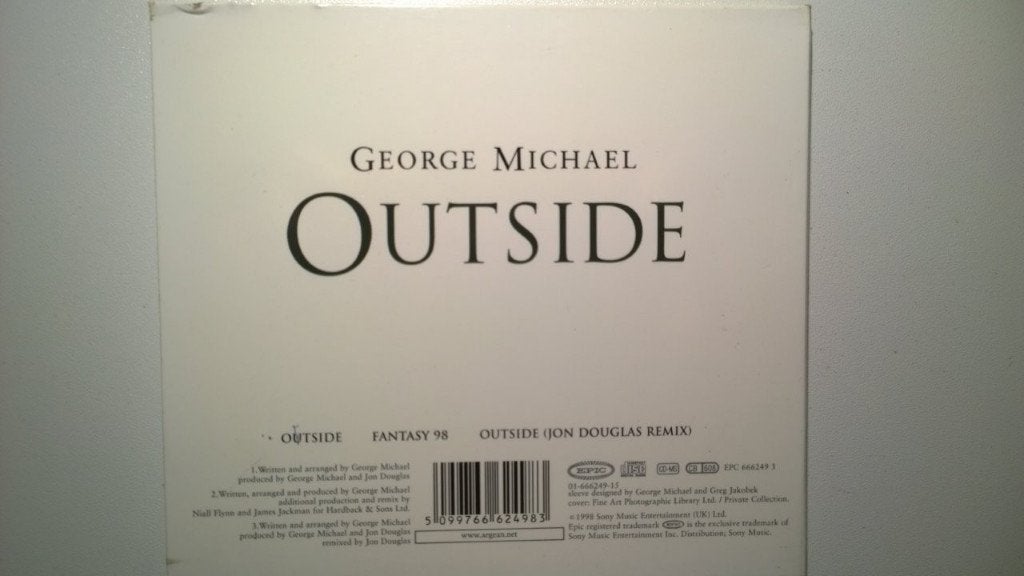 George Michael - Outside, Cd's en Dvd's, Ophalen of Verzenden, Zo goed als nieuw, Pop