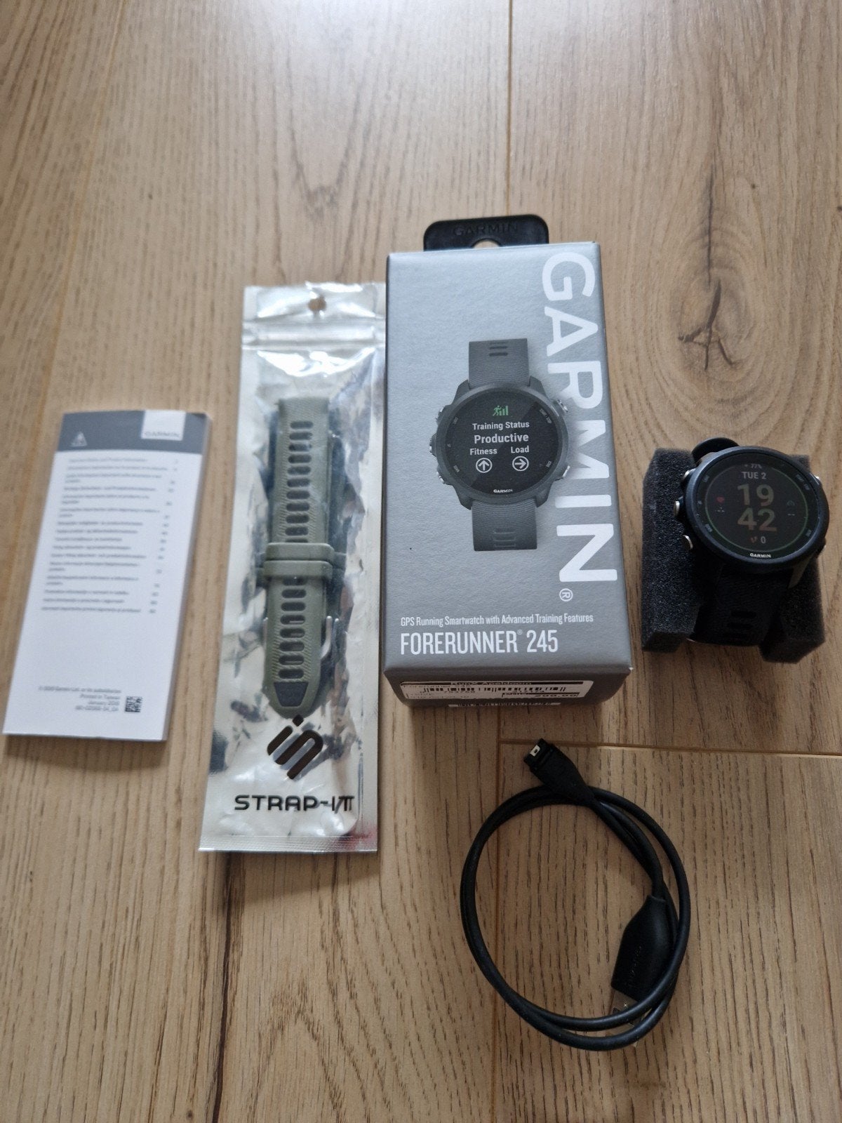 Garmin Forerunner 245 - Zo goed als nieuw, Garmin, Ophalen of Verzenden, Zo goed als nieuw, Waterdicht