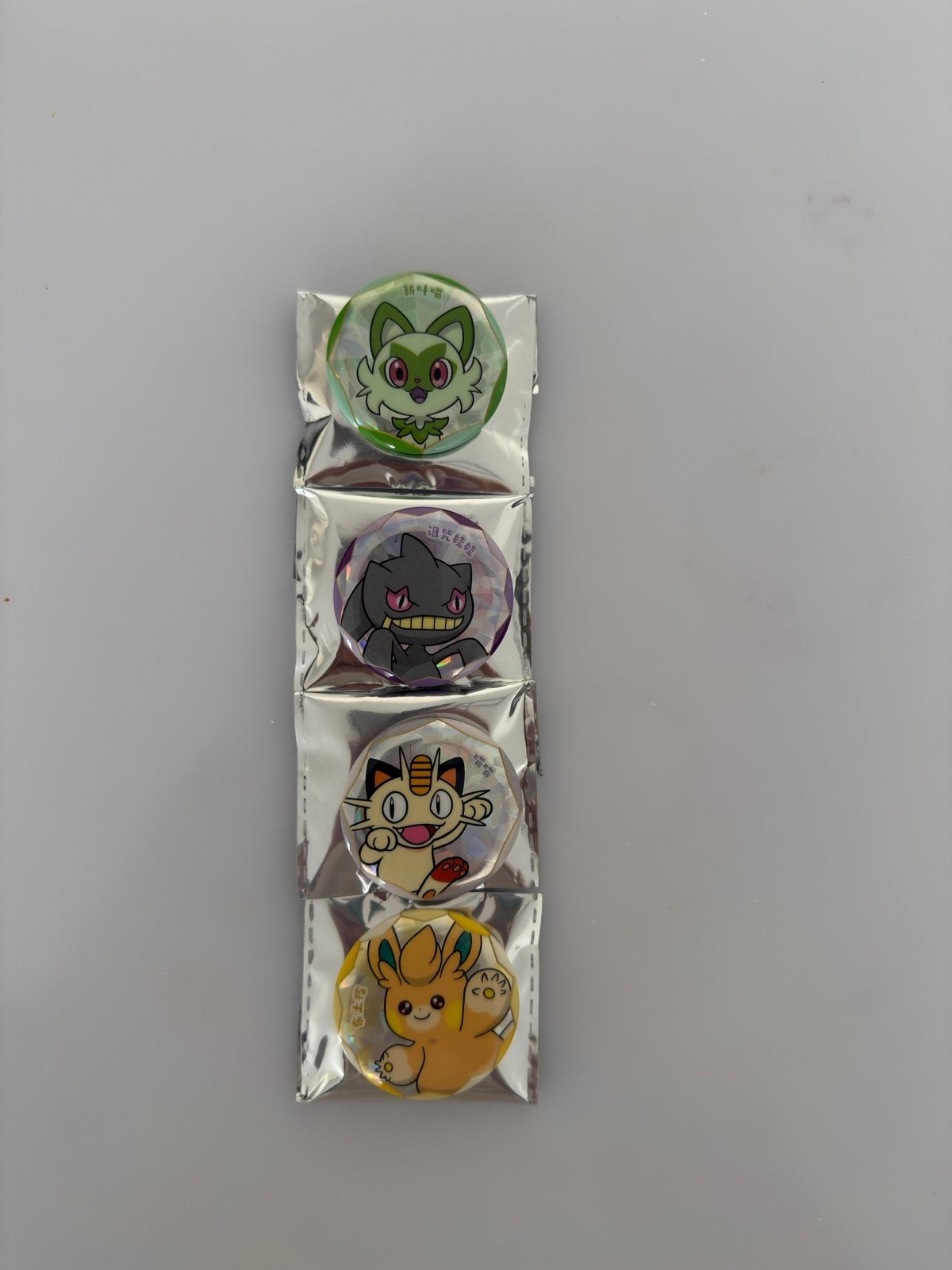 Pokémon Buttons / Speldjes - Set van 4, Ophalen of Verzenden, Nieuw, Figuurtje, Button