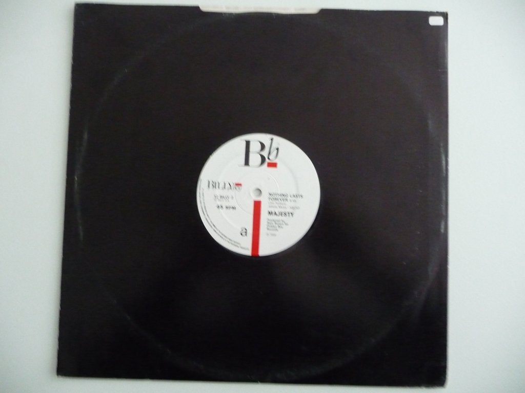 maxi single MAJESTY - NOTHING LASTS FOREVER - BILLYBOY REC., Cd's en Dvd's, Vinyl Singles, Gebruikt, Overige genres, Ophalen of Verzenden