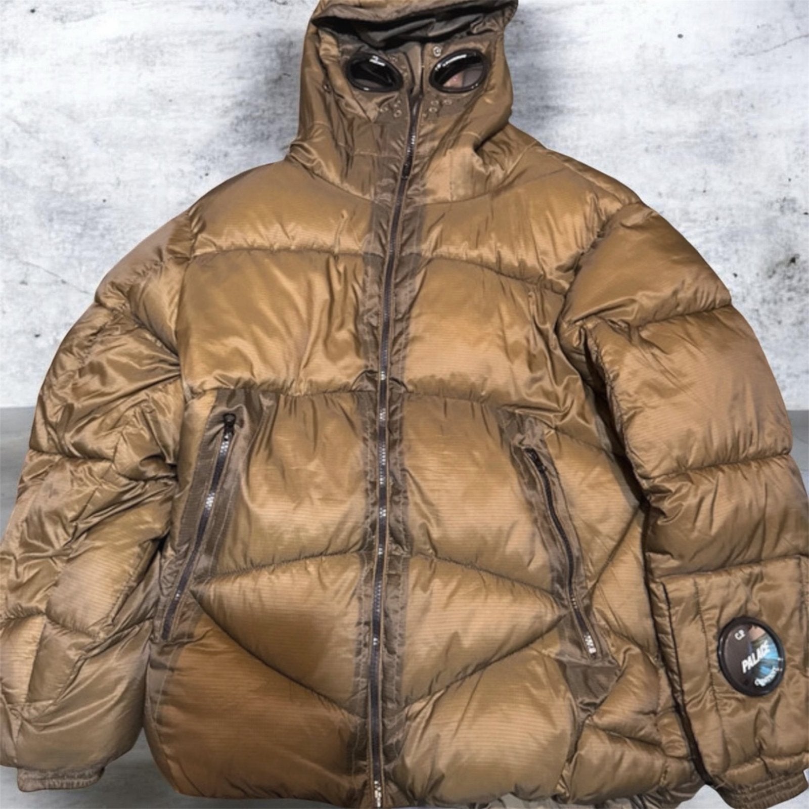 C.P. Company x Palace Goggle Jacket Bruin, Kleding | Heren, Ophalen of Verzenden, Zo goed als nieuw, Overige maten, Bruin