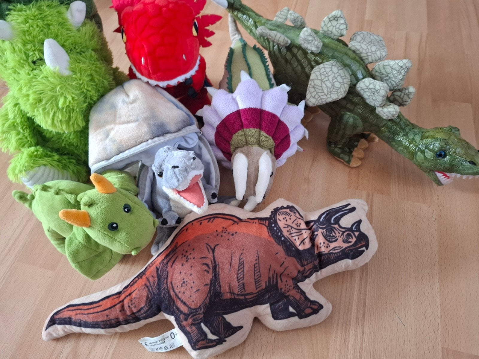 Leuke verzameling dino knuffels, Ophalen, Dinosaurus, Middelgroot (20 tot 80 cm), Gebruikt