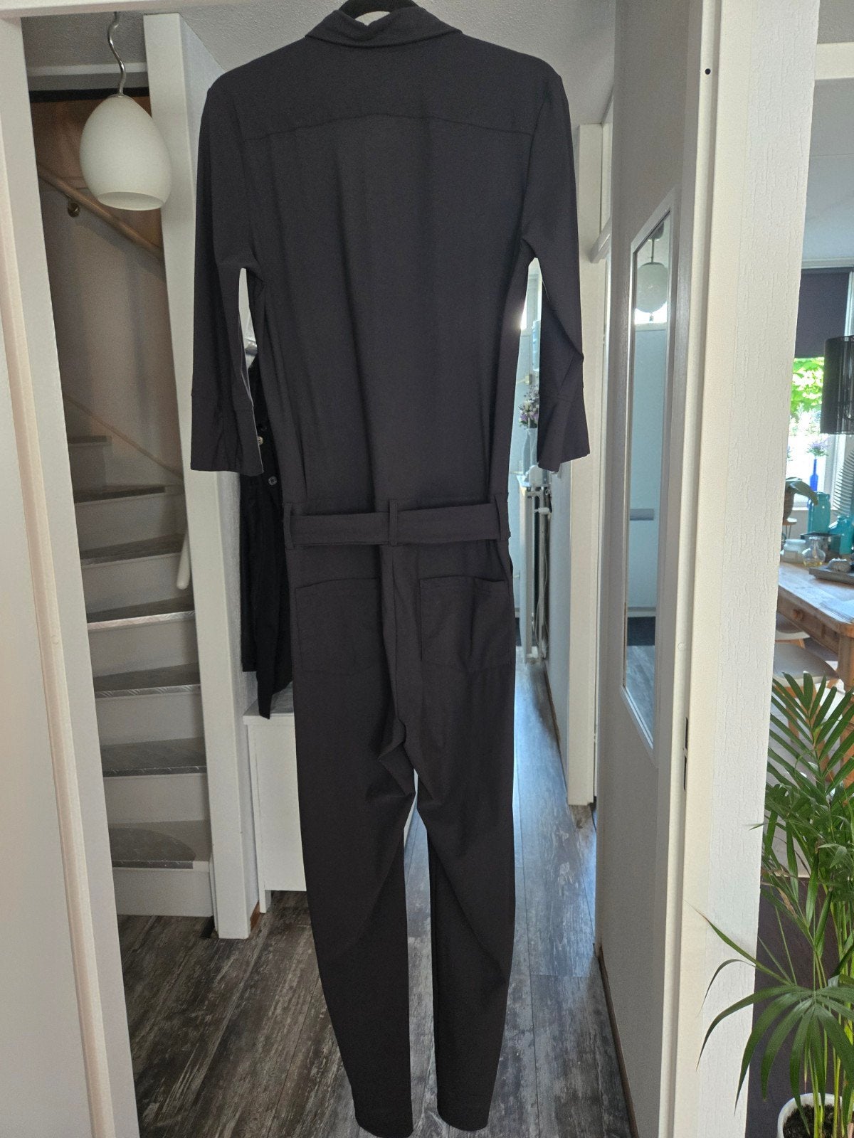Jumpsuit Studio Anneloes travelstof maat S zgan, Studio Anneloes, Zwart, Ophalen of Verzenden, Zo goed als nieuw