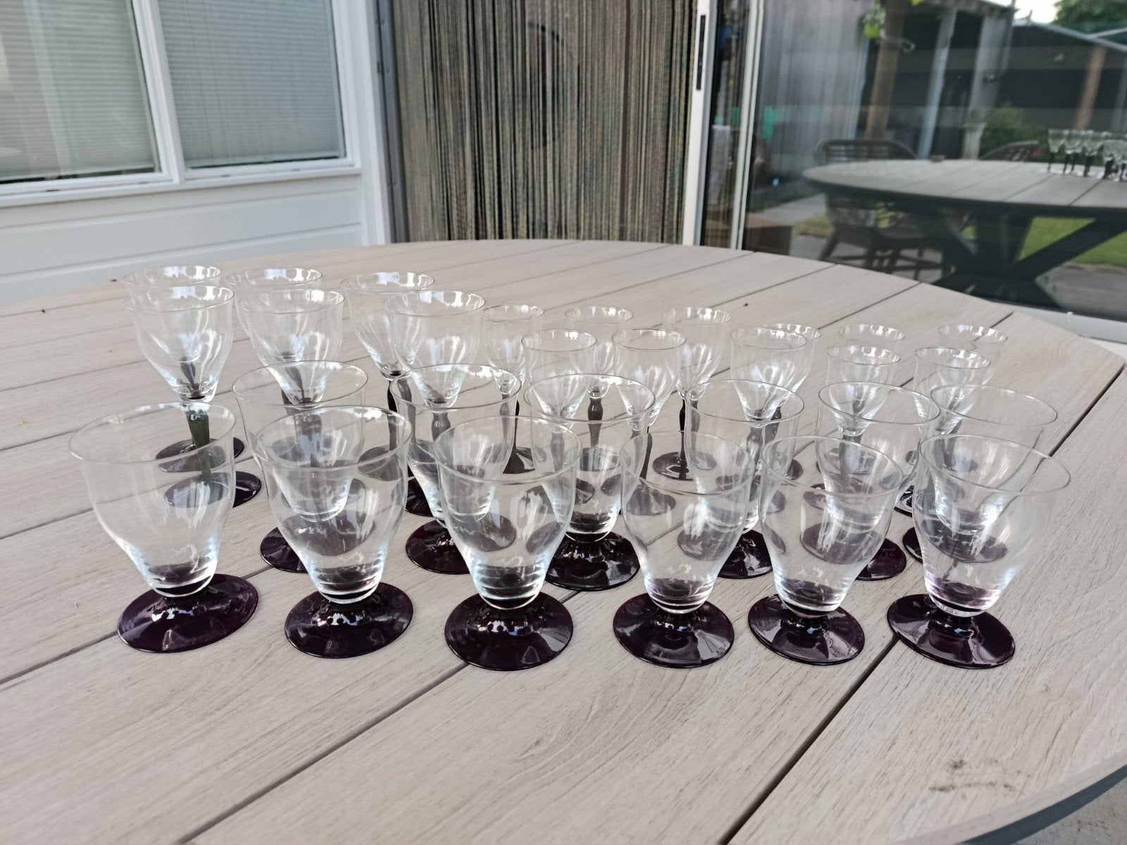 Kristalunie glazen, Verzamelen, Glas en Borrelglaasjes, Ophalen of Verzenden, Zo goed als nieuw, Overige typen