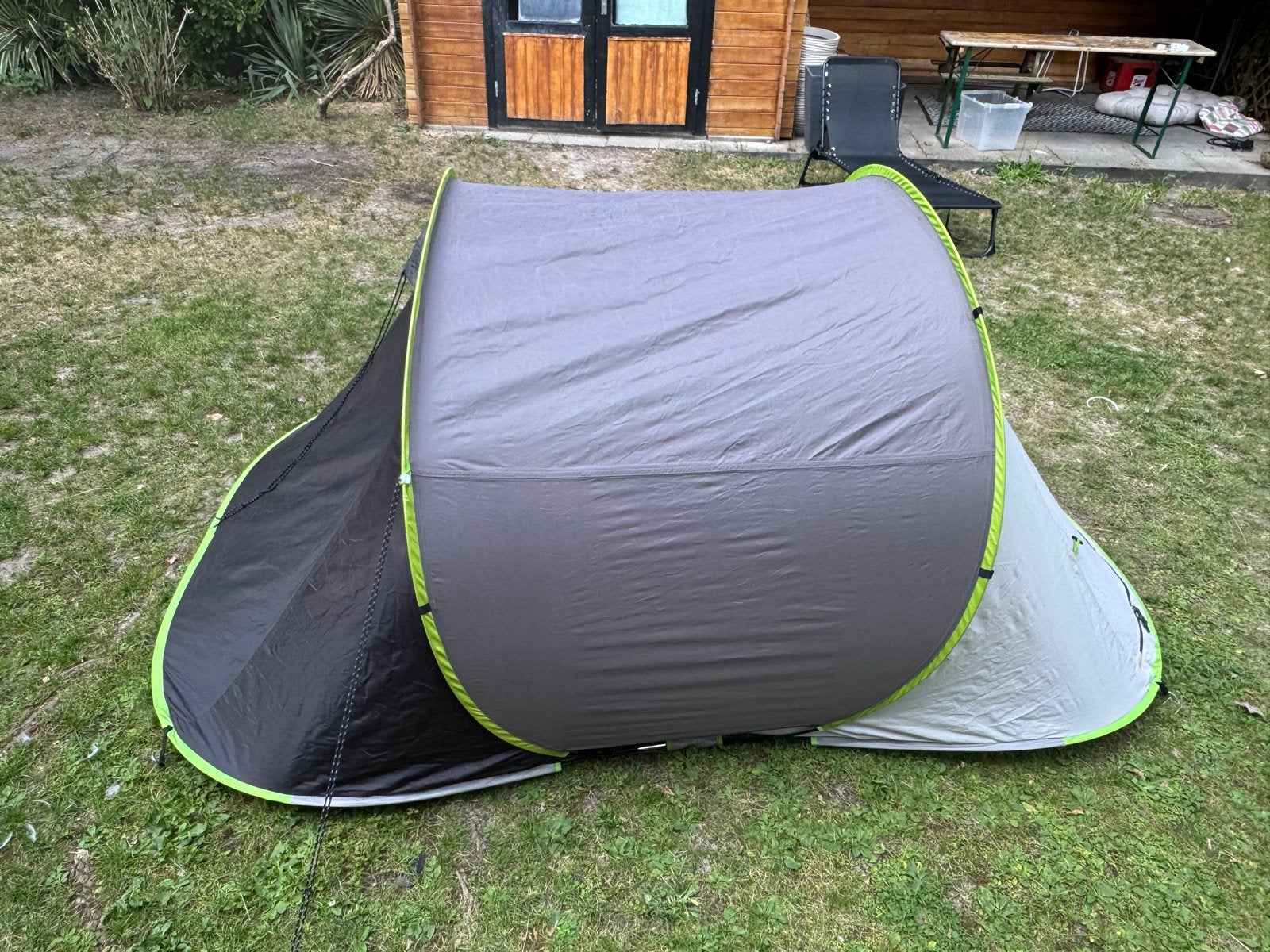 2 Seconds tent - Decathlon Quechua - 2 persoons, Ophalen of Verzenden, Gebruikt, Tot en met 2