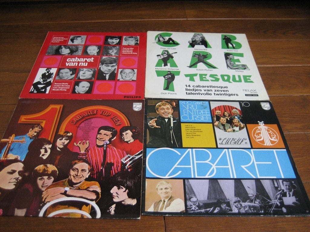 Sixties cabaret nl lps 4 lps, Ophalen of Verzenden, Gebruikt, 12 inch, Pop
