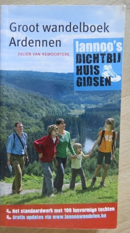 Lanoo Groot Ardennen wandelboek, Julien van Remoortere, Overige merken, Europa, Ophalen of Verzenden, Zo goed als nieuw