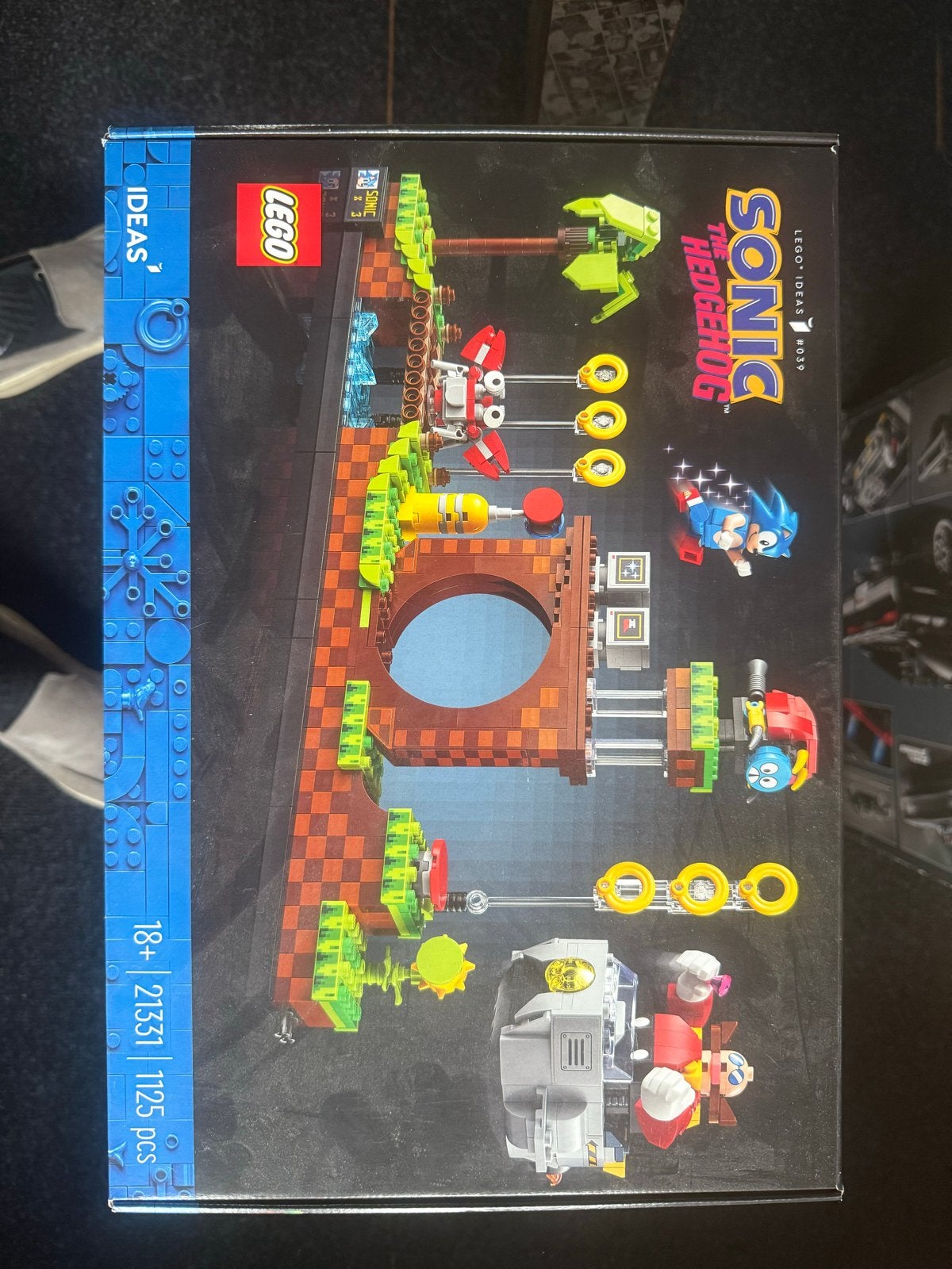 LEGO Ideas Sonic the Hedgehog Green Hill Zone 21331, Ophalen of Verzenden, Zo goed als nieuw, Overige merken