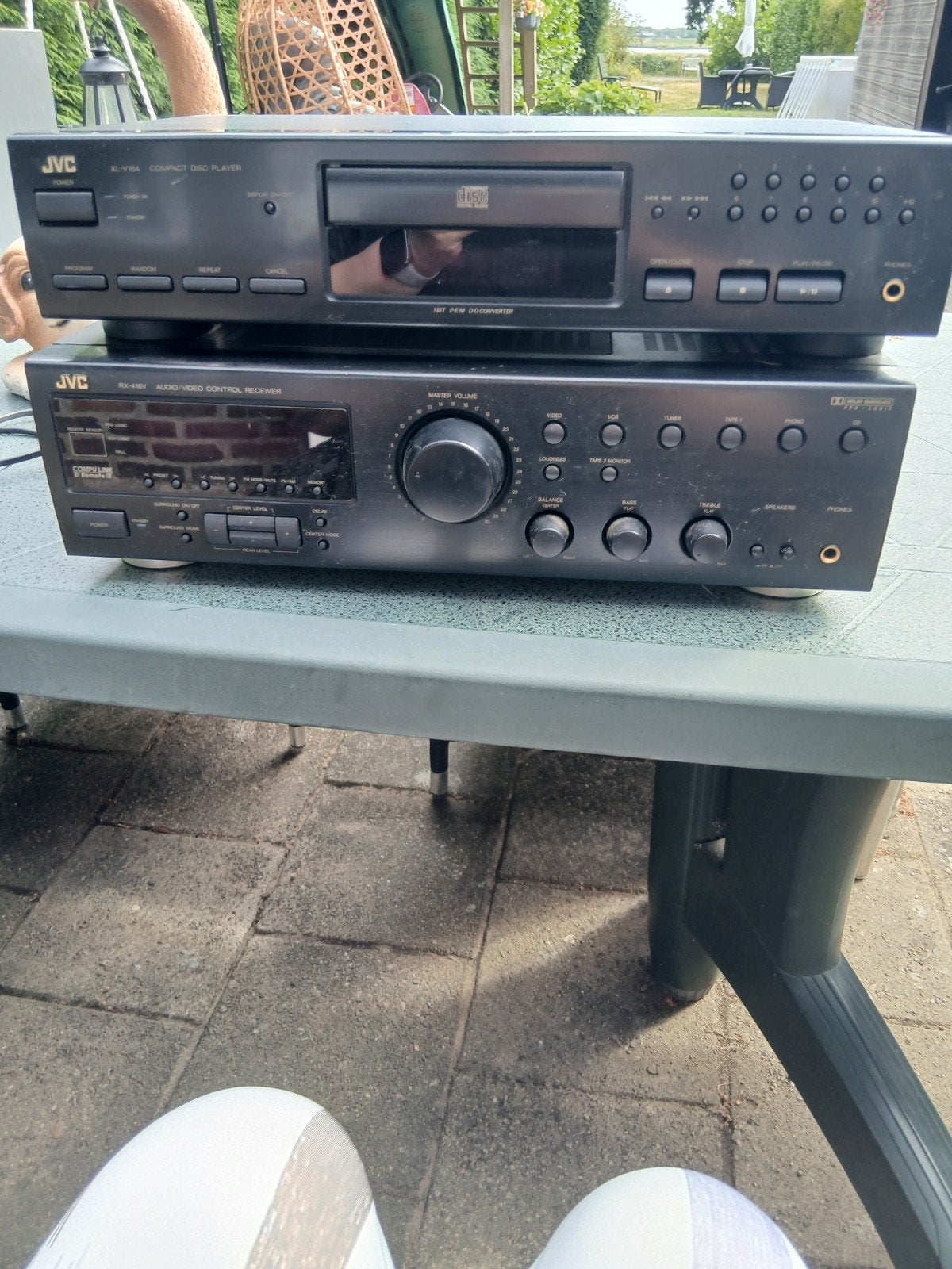 JVC Stereo Set: CD-speler XL-V154 & Receiver RX-V501, Ophalen, Gebruikt, JVC, Losse componenten