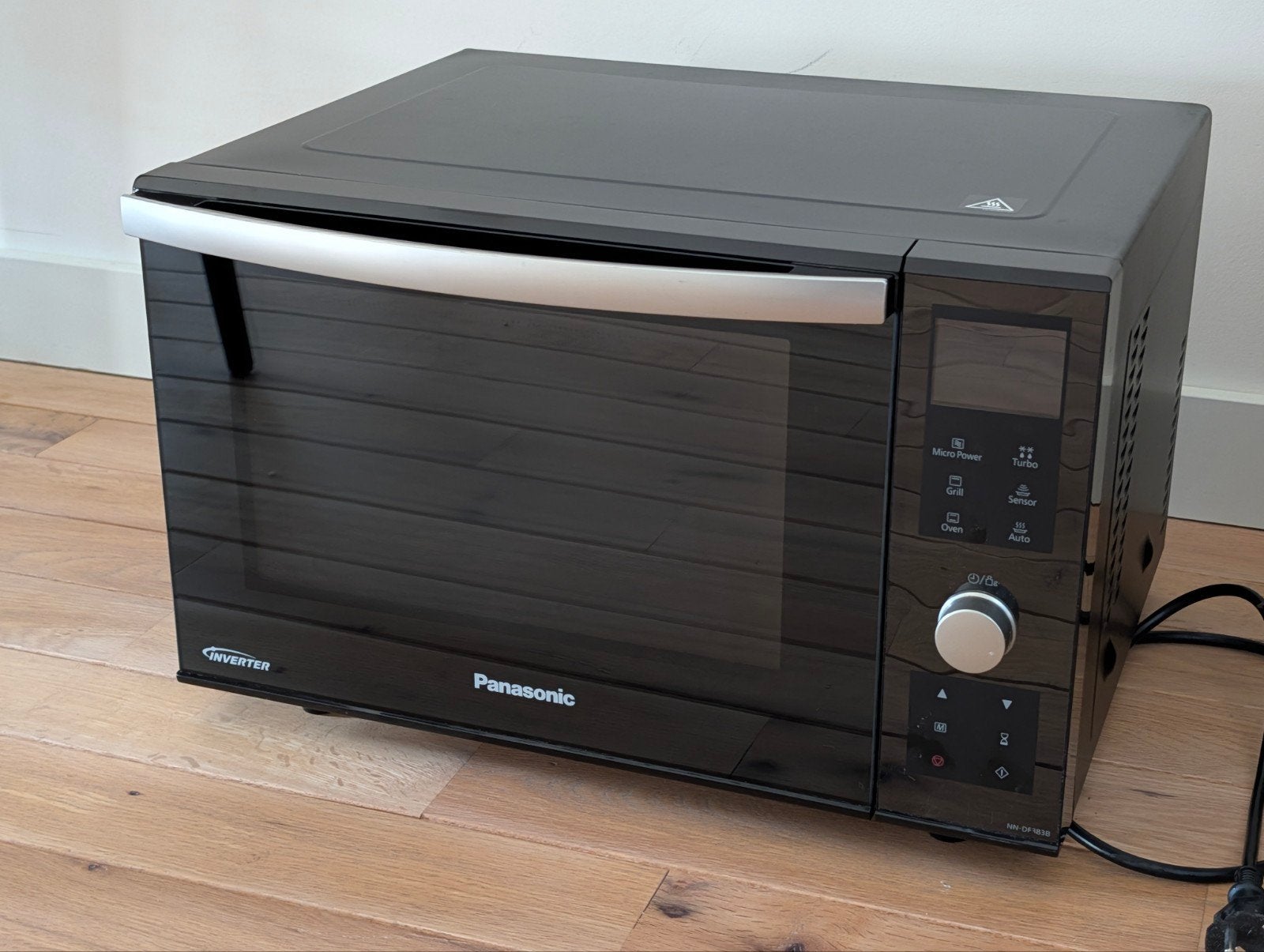 Panasonic NN-DF383B Compacte Combimagnetron 1000w, Combimagnetron, Gebruikt, Grill, Ophalen of Verzenden