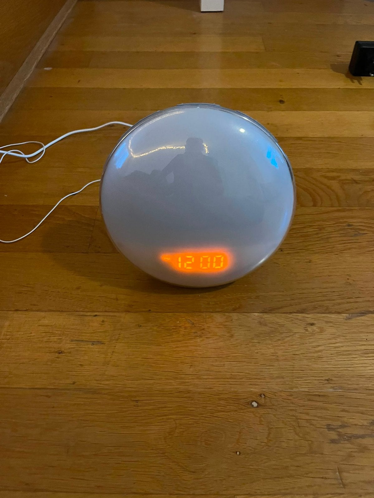 Licht wekker met muziek, Ophalen of Verzenden, Zo goed als nieuw