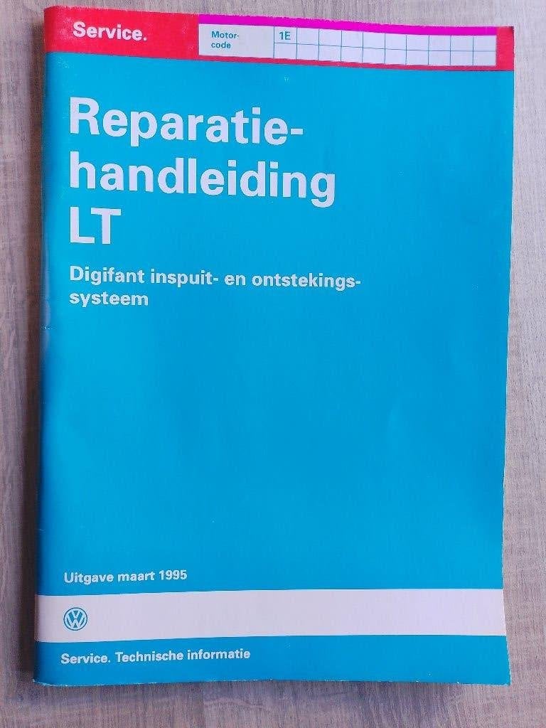 Vw LT 1  2.4  6 cilinder dealer werkplaatsboek inspuiting 1E, Ophalen of Verzenden, Gelezen, Volkswagen