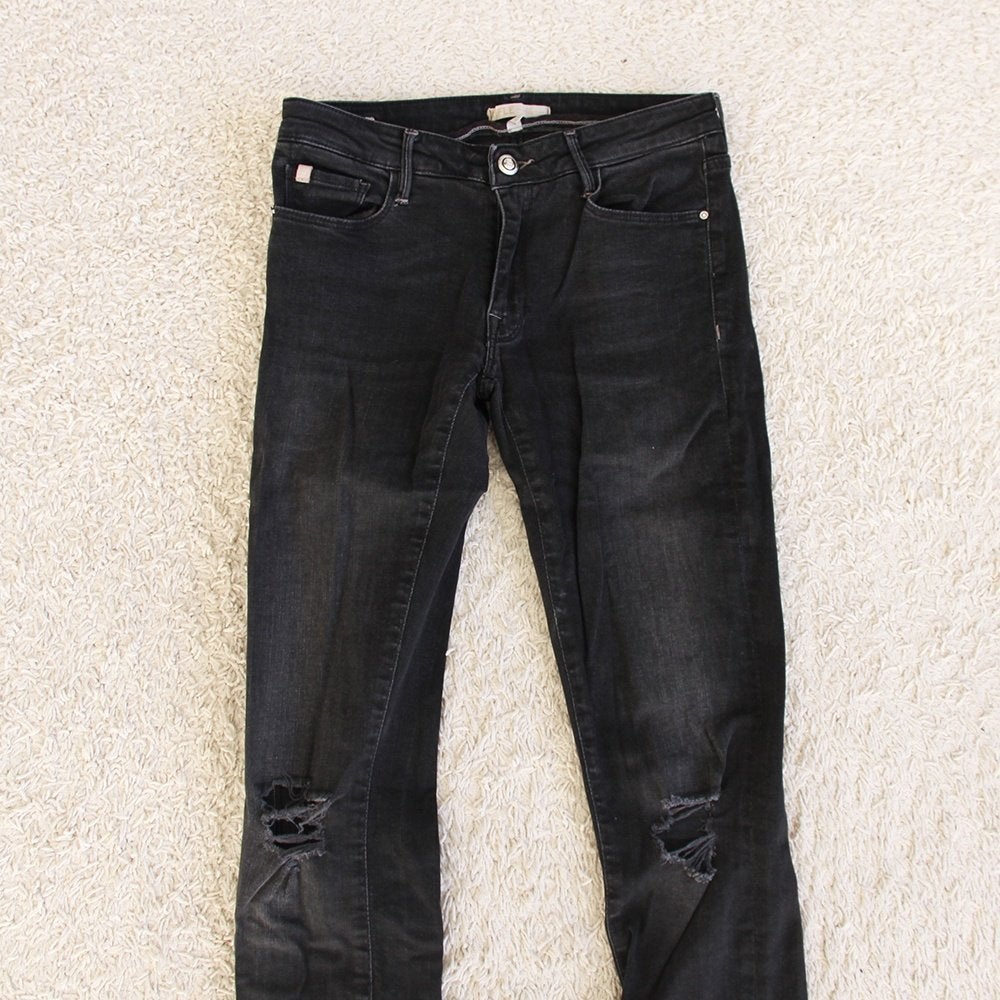 Rifle Skinny Spijkerbroek (Maat 26) - 65 € 35,-, Rifle, Zwart, Ophalen of Verzenden, Zo goed als nieuw