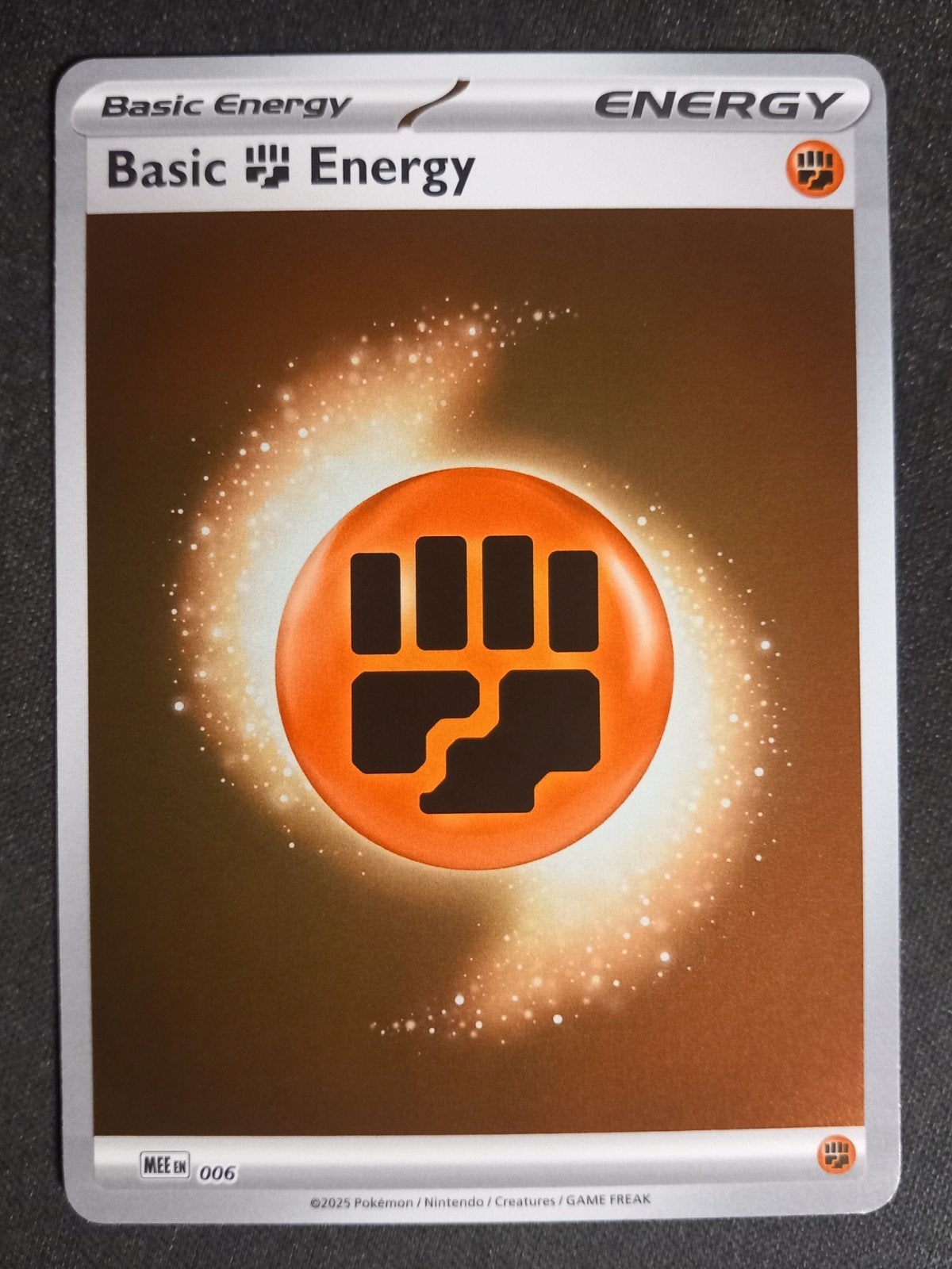 Pokemon Fighting Energy MEE006 Holo Excellent, Verzenden, Zo goed als nieuw, Losse kaart, Foil