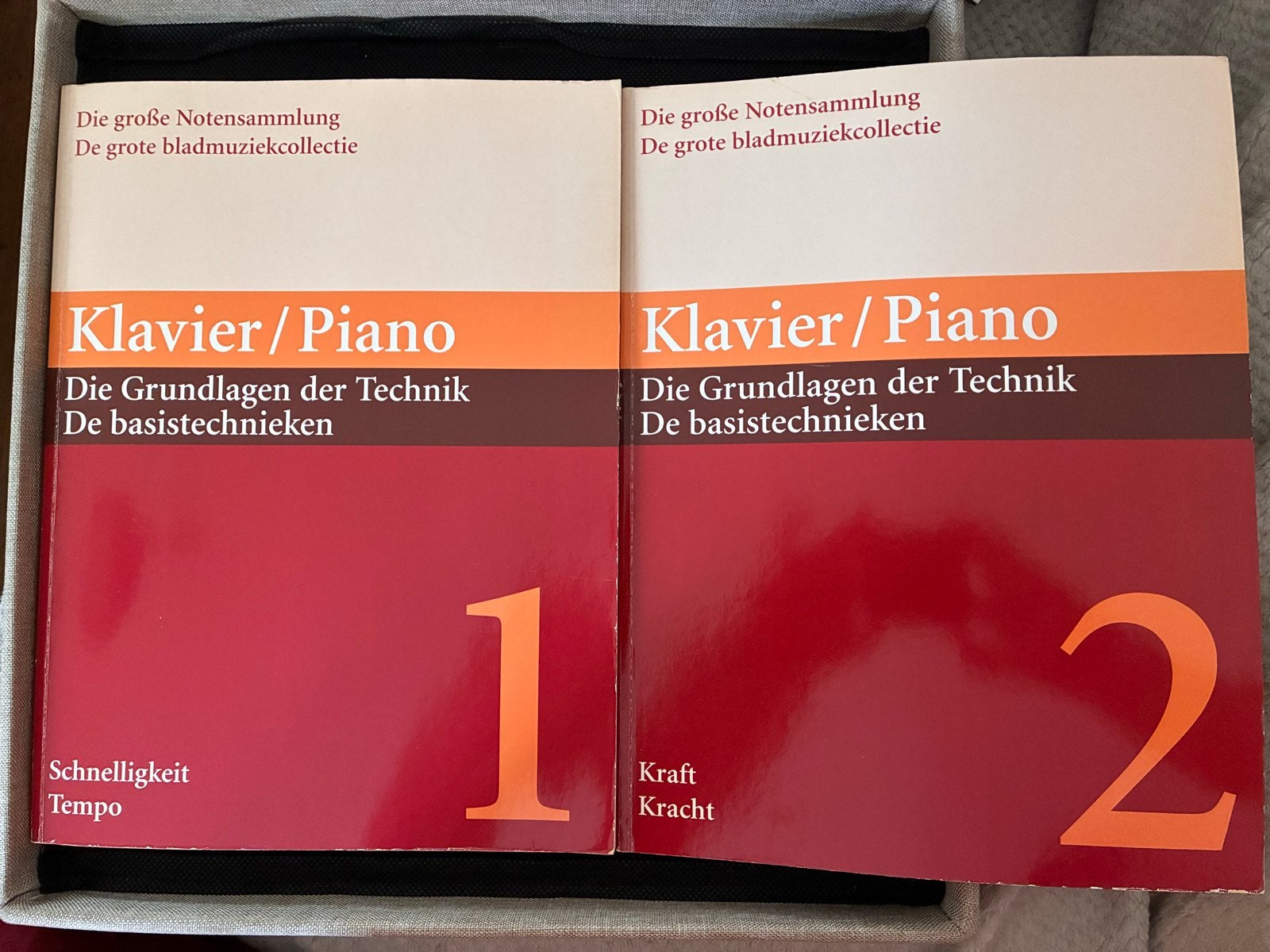 Klavier/Piano: De basistechnieken - Deel 1 & 2, Gebruikt, Klassiek, Les of Cursus, Ophalen of Verzenden