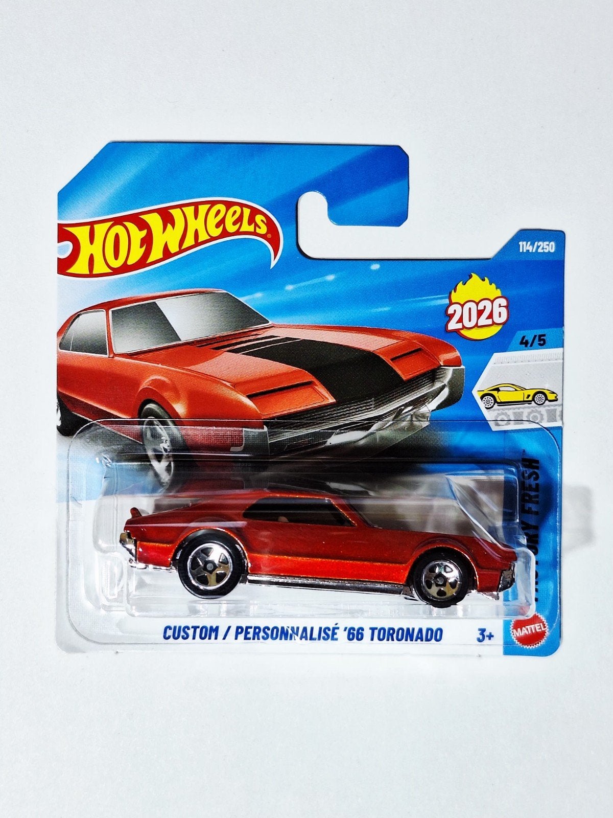 Hot wheels 2026  CUSTOM/ PERSONNALISÉ '66 TORONADO, Ophalen of Verzenden, Nieuw, Auto