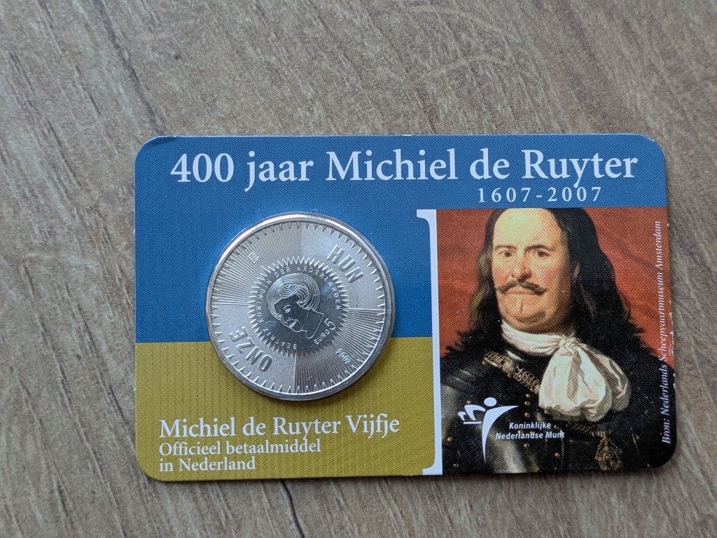 Het Michiel de Ruyter Vijfje, Ophalen, Koningin Beatrix, Zilver, Euro's