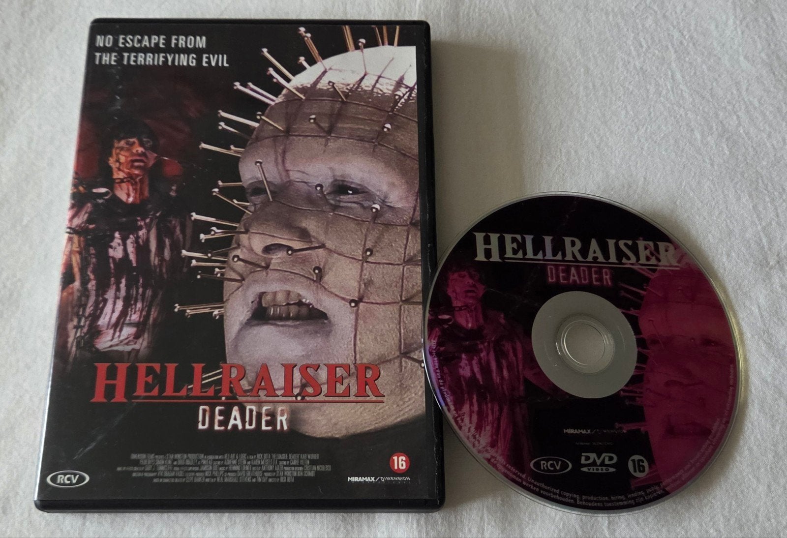 Hellraiser Deader Dvd Horror, Vanaf 16 jaar, Ophalen of Verzenden, Zo goed als nieuw, Slasher