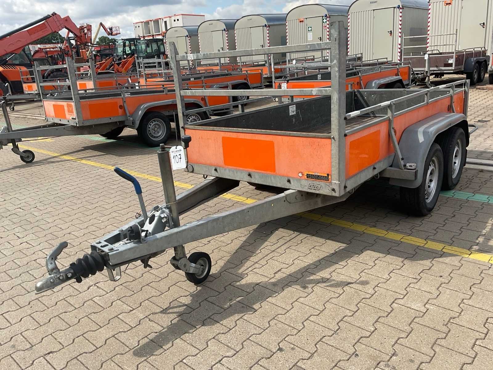 2018 Atec EB2 2-1 Dubbelas aanhangwagen, Gebruikt