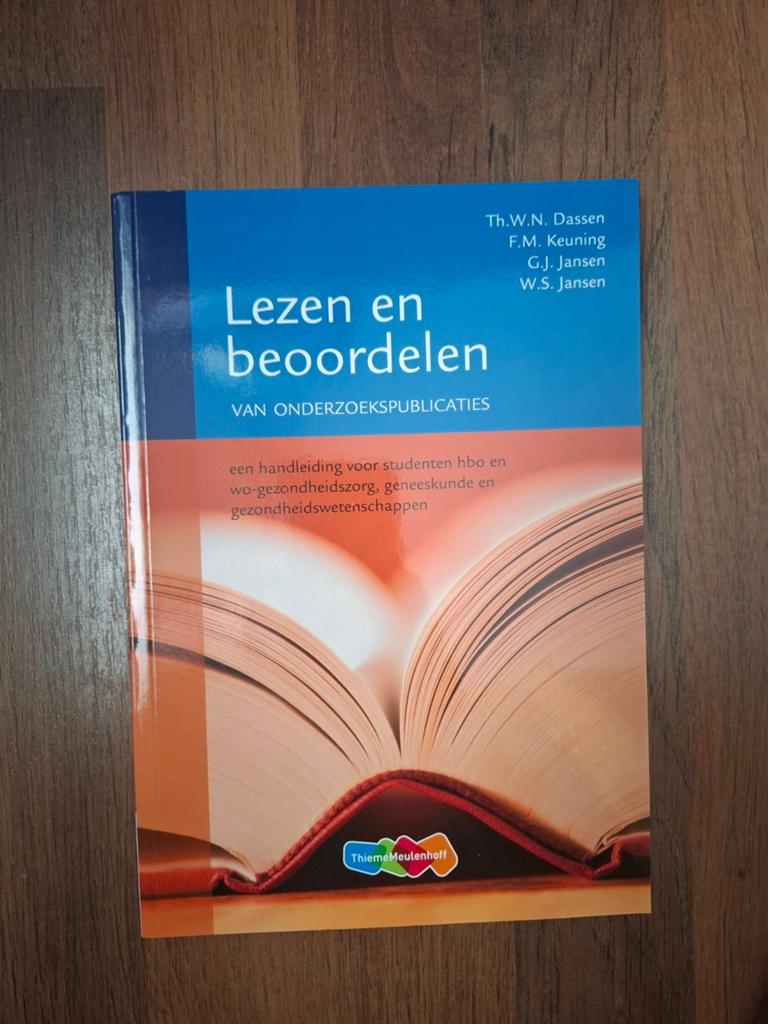 Lezen en beoordelen van onderzoekspublicaties, Th.W.N. Dassen; W.S. Jansen; F.M: Keuning; G.J: Jansen, Ophalen of Verzenden, Zo goed als nieuw
