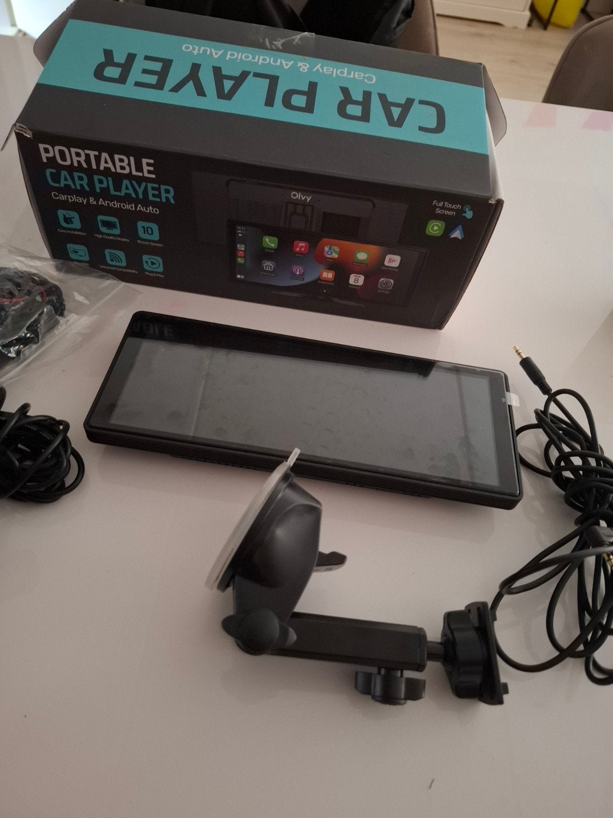 Portable Car Player met Carplay & Android Auto, Auto diversen, Ophalen of Verzenden, Zo goed als nieuw