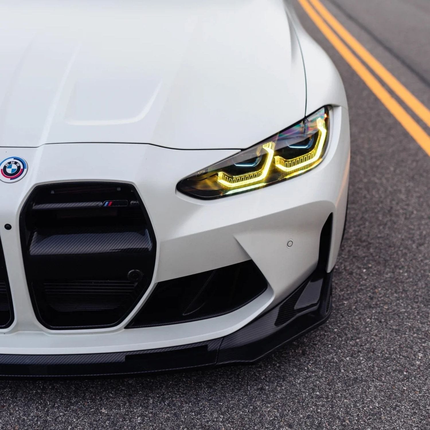 DRL Module Angel Eyes Geel CSL - BMW M3 G80 / M4 G82 G83, Auto-onderdelen, Verlichting, Ophalen of Verzenden, Nieuw, BMW