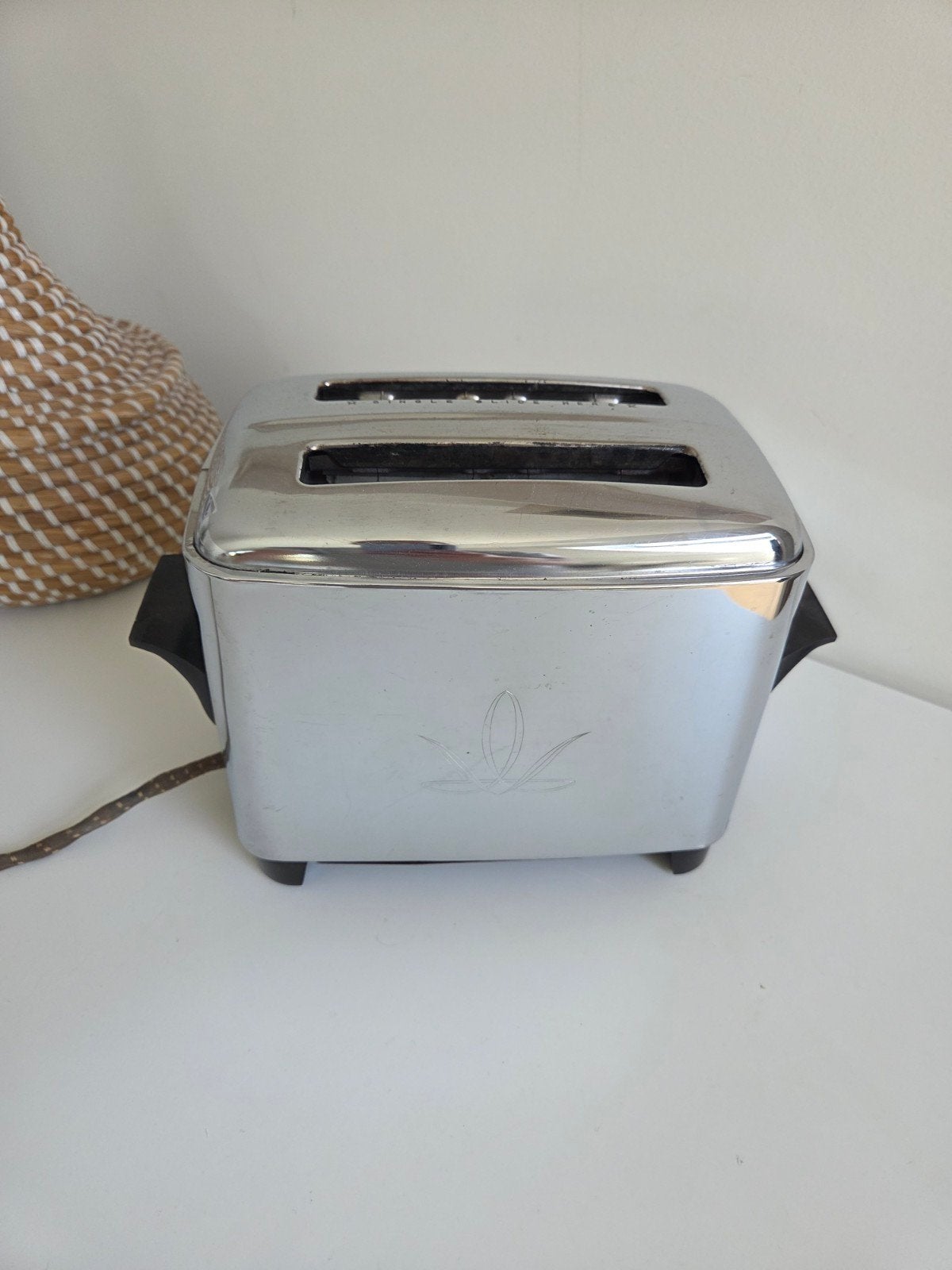 Vintage Toaster - Chroom - Jaren 60., Witgoed en Apparatuur, Ophalen of Verzenden, Gebruikt