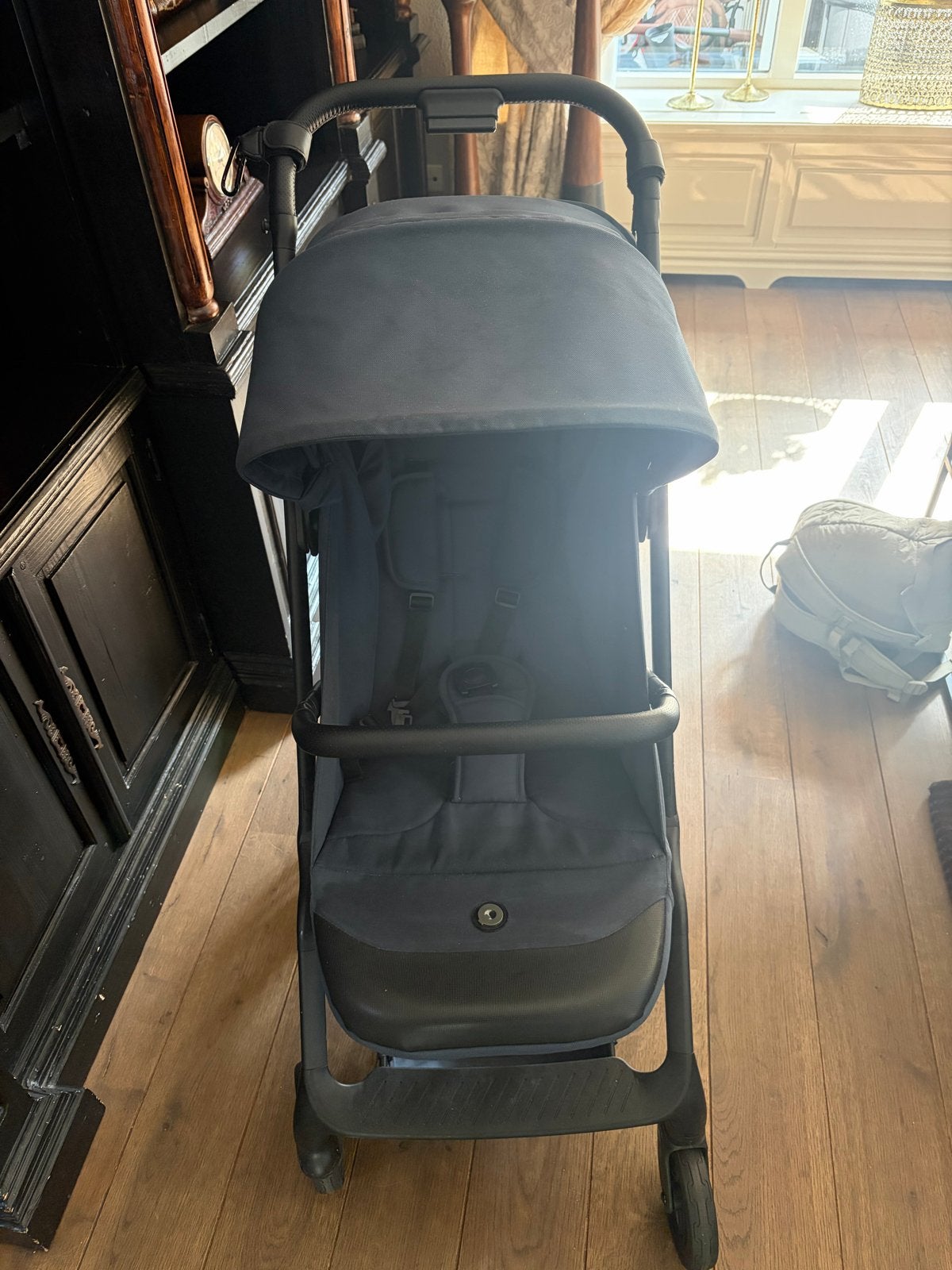 Buggy Qute Q-Smart donkerblauw BIEDEN, Ophalen of Verzenden, Gebruikt, Overige merken, Verstelbare rugleuning