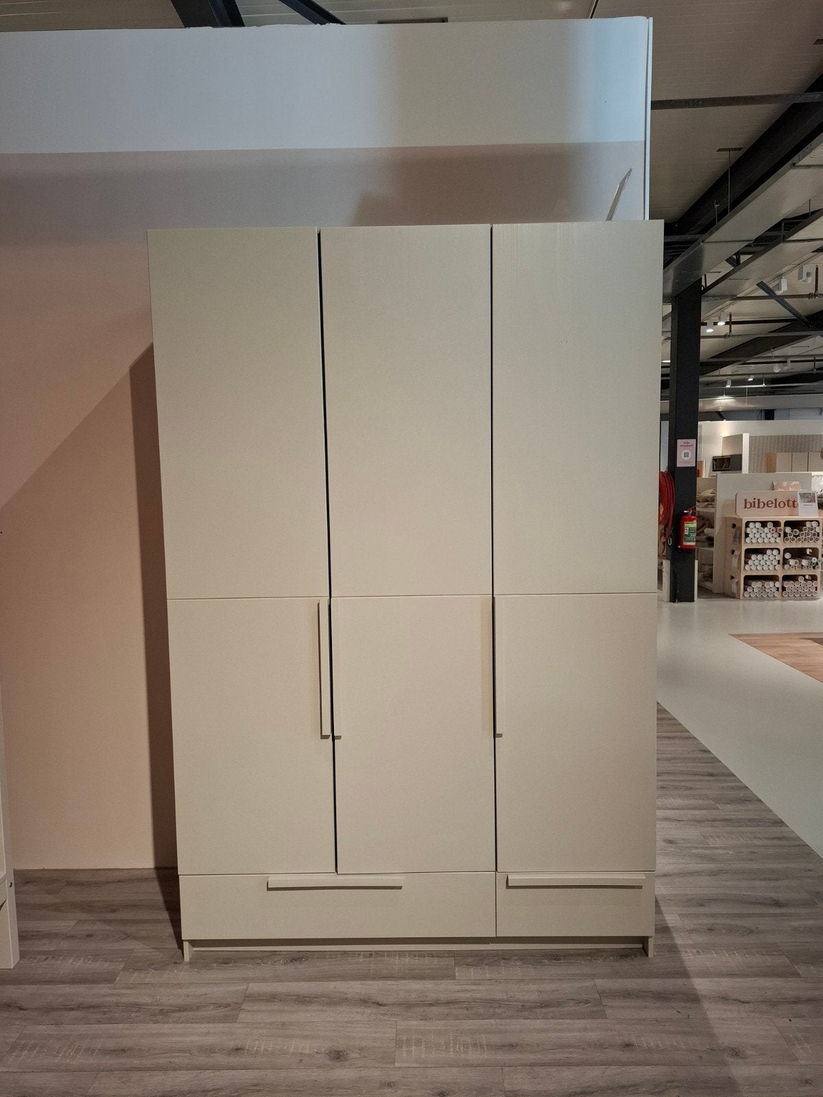 Woood Pure Kledingkast 3-Deurs - Dust, Ophalen, 100 tot 150 cm, 200 cm of meer, Nieuw