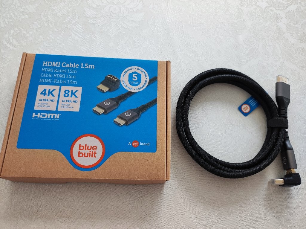 Bluebuilt HDMI kabel 1,5 meter / nieuw in de doos, Computers en Software, Pc- en Netwerkkabels, Ophalen of Verzenden, Nieuw