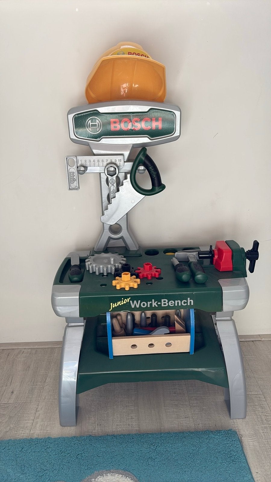 Bosch Junior Werkbank met accessoires, Kinderen en Baby's, Ophalen, Zo goed als nieuw, Knutselen