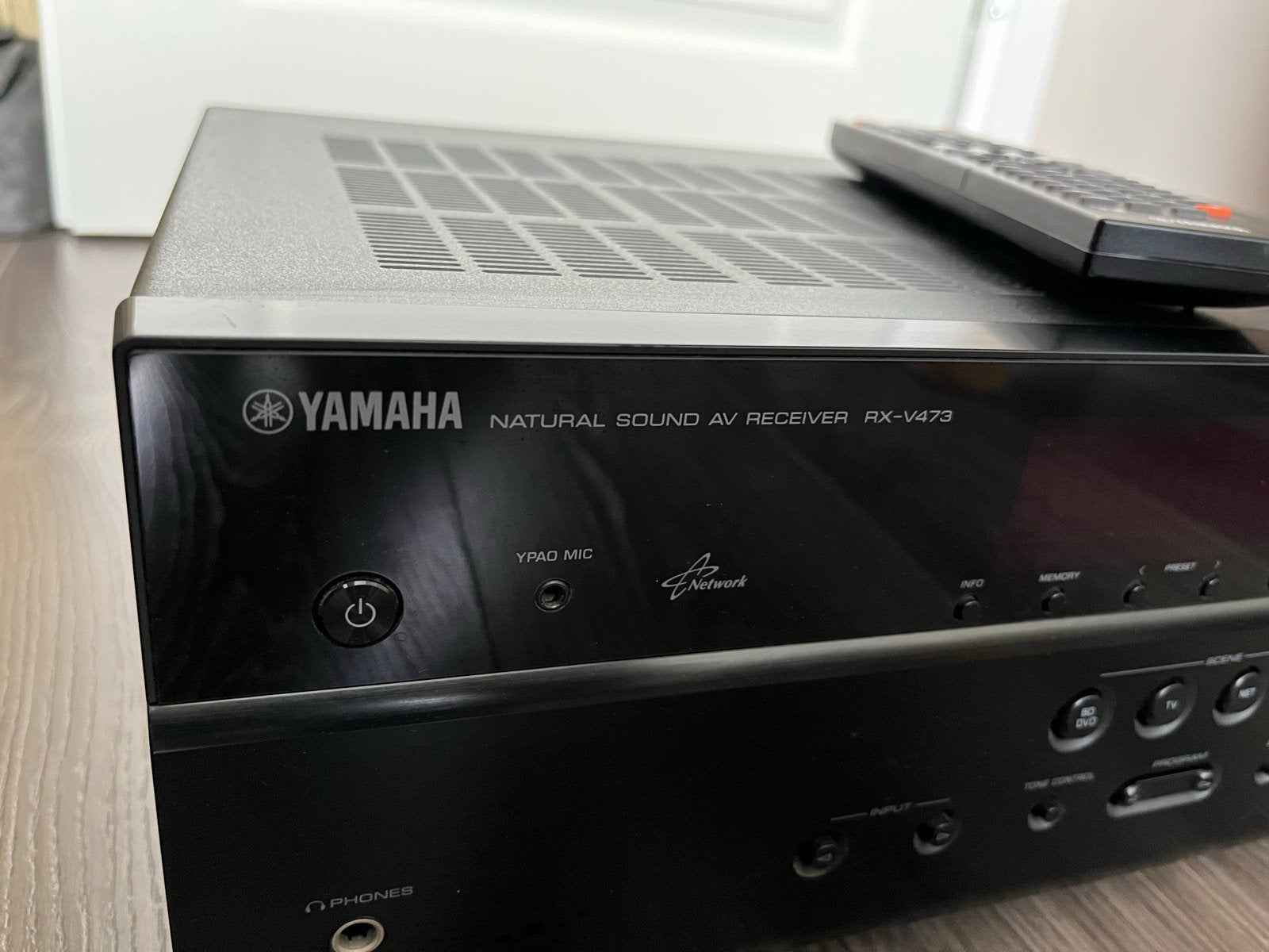 Yamaha RX-V473 Natural Sound AV Receiver, Audio, Tv en Foto, Versterkers en Receivers, Ophalen, Gebruikt, Yamaha, 60 tot 120 watt