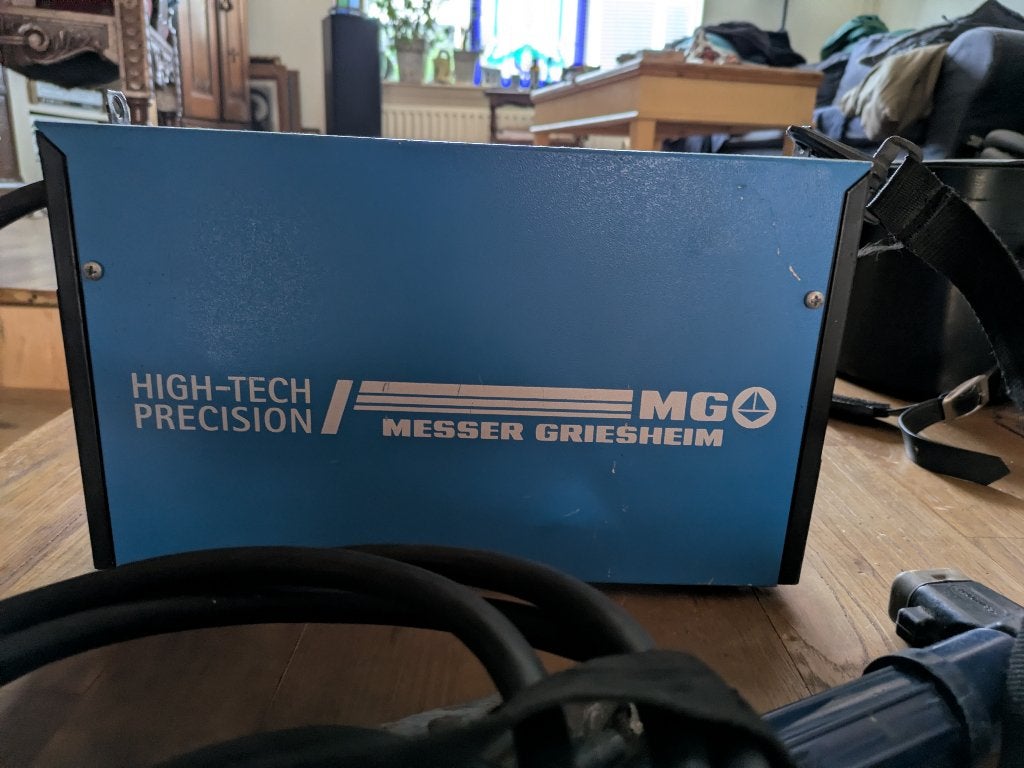 Messer Griesheim Pico 140 lasapparaat (EWM)-inverter 230V, Ophalen of Verzenden, Gebruikt, Minder dan 150 ampère, Elektroden