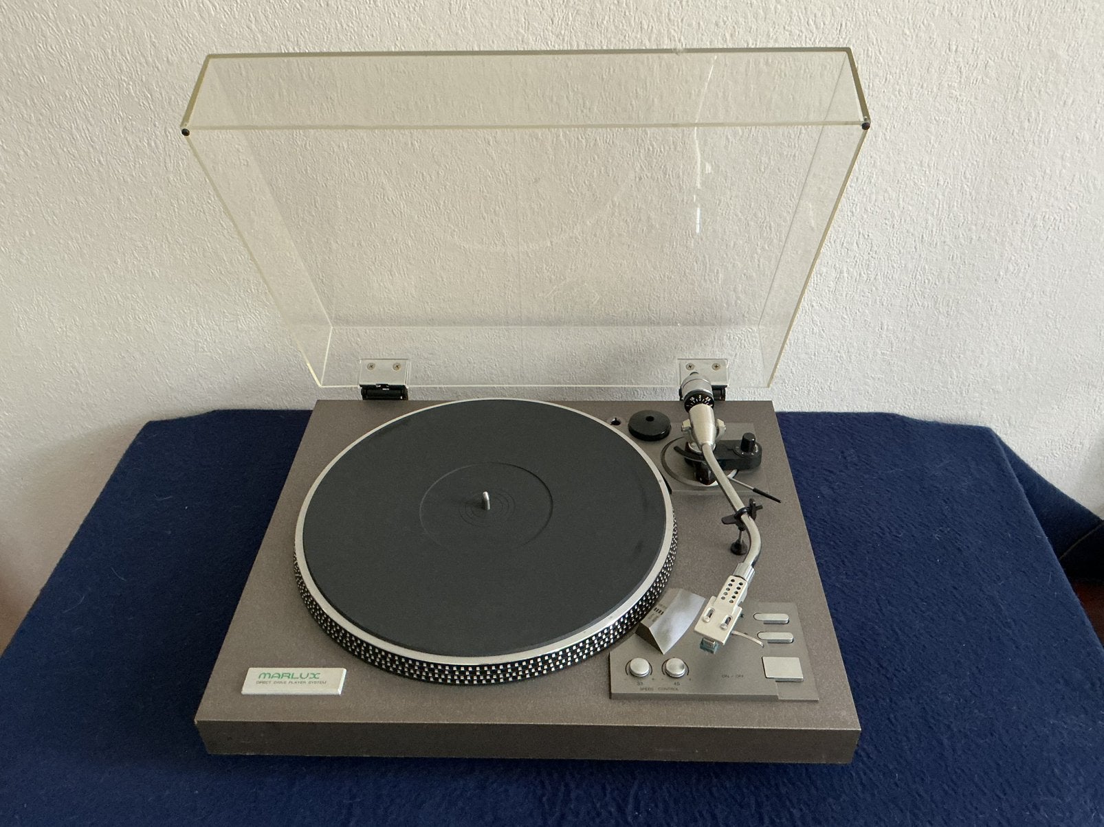 vintage MARLUX draaitafel- MX-860, Audio, Tv en Foto, Platenspelers, Gebruikt, Pitch-regelaar, Platenspeler, Ophalen