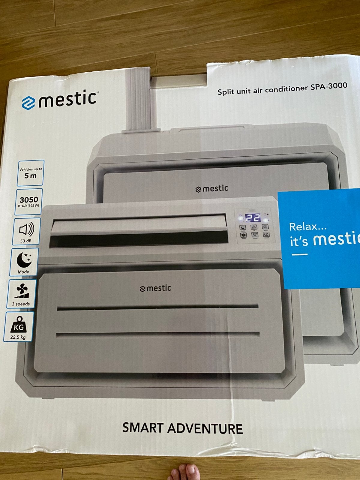 Caravan split airco mestic spa 3000, Caravans en Kamperen, Caravan accessoires, Zo goed als nieuw, Ophalen