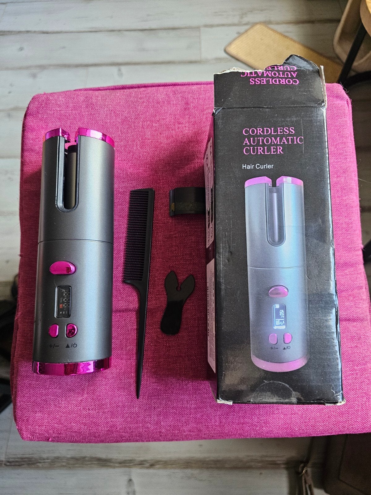 cordless autom. curler, Ophalen of Verzenden, Nieuw
