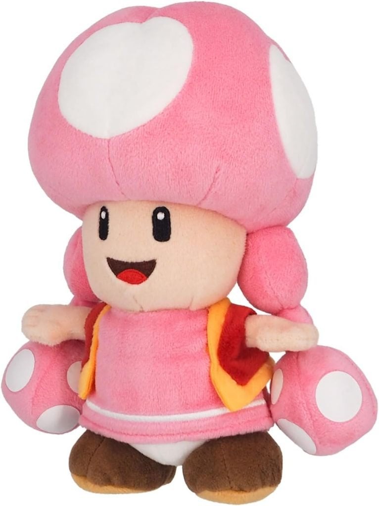 Super Mario pluche All Star collection Toadette, Ophalen of Verzenden, Nieuw, Film, Actiefiguur of Pop