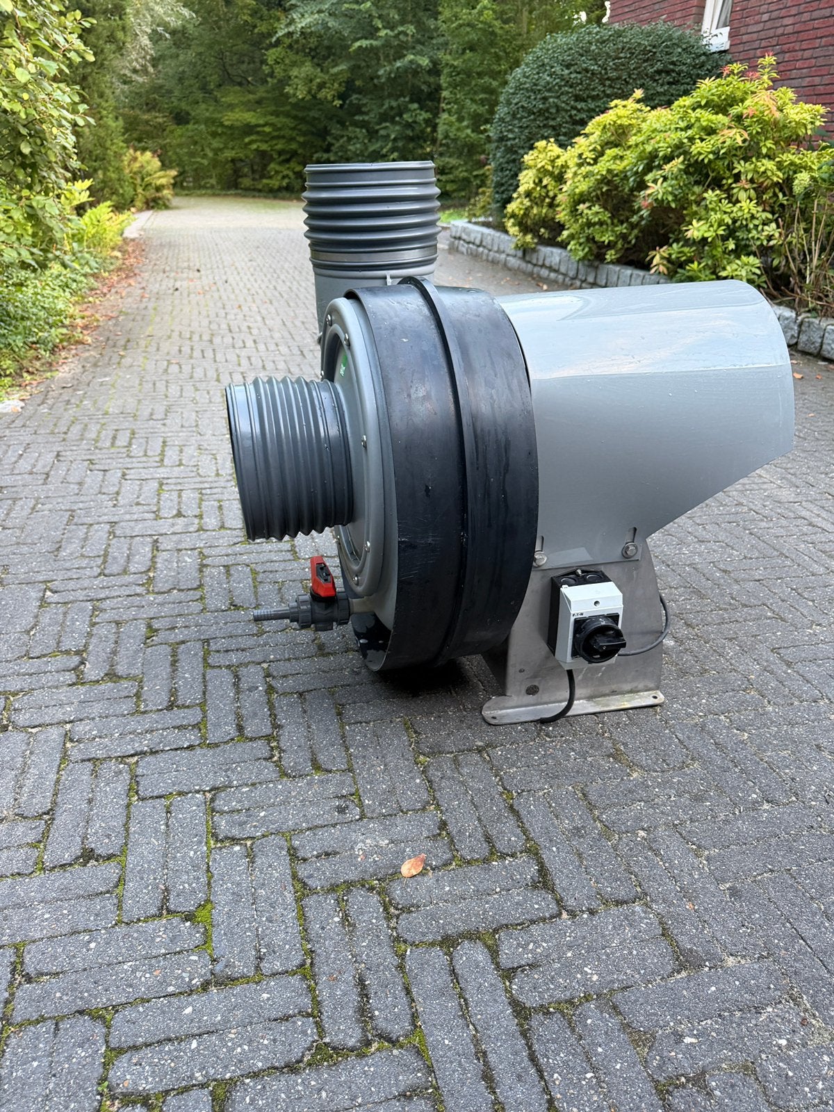 Industriele Kunststof PPs ventilator - dampafzuig zuur beits, Ophalen of Verzenden, Zo goed als nieuw