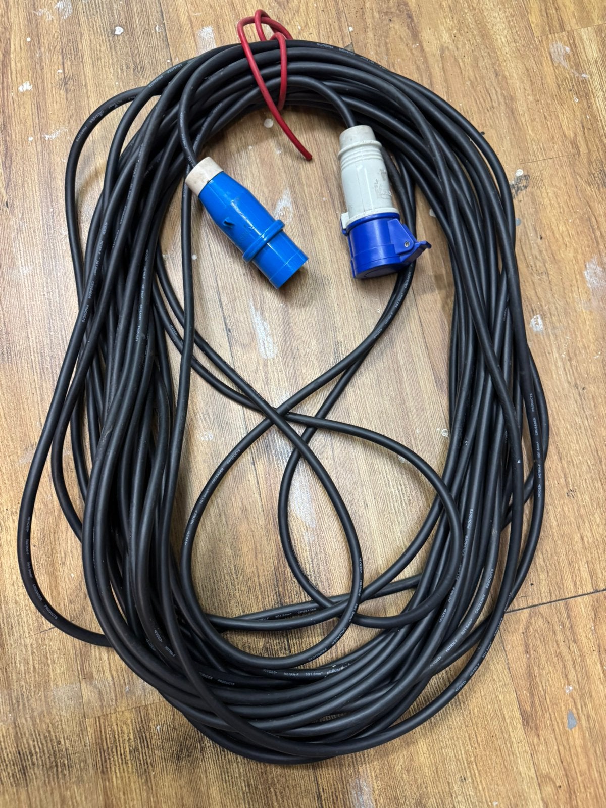 35 mtr neopreen kabel incl 2x CEE, Caravans en Kamperen, Ophalen, Zo goed als nieuw