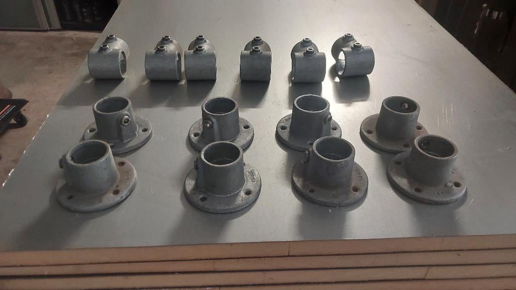 koppelstukken voor 48 mm buis, Ophalen, Overige materialen, Bochten, Nieuw