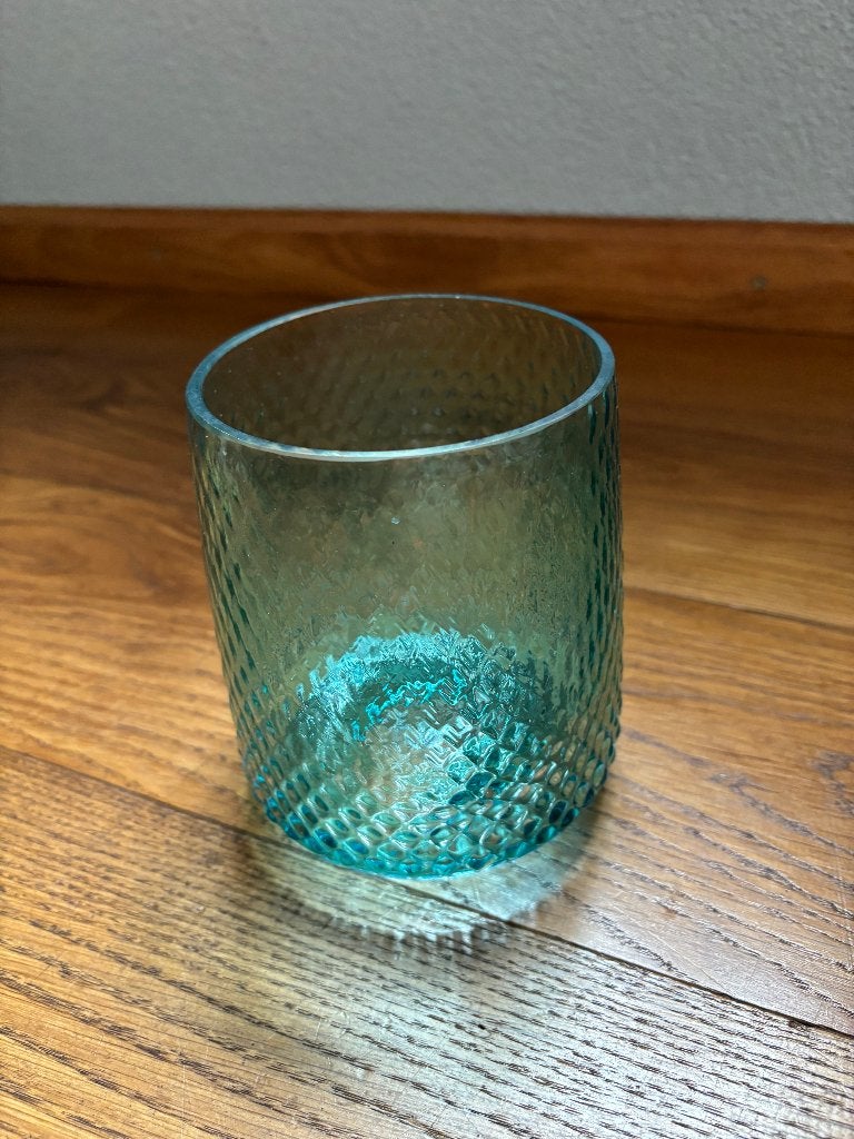 Glas Riverdale, Riverdale, Blauw, Waxinelichthouder, Ophalen of Verzenden