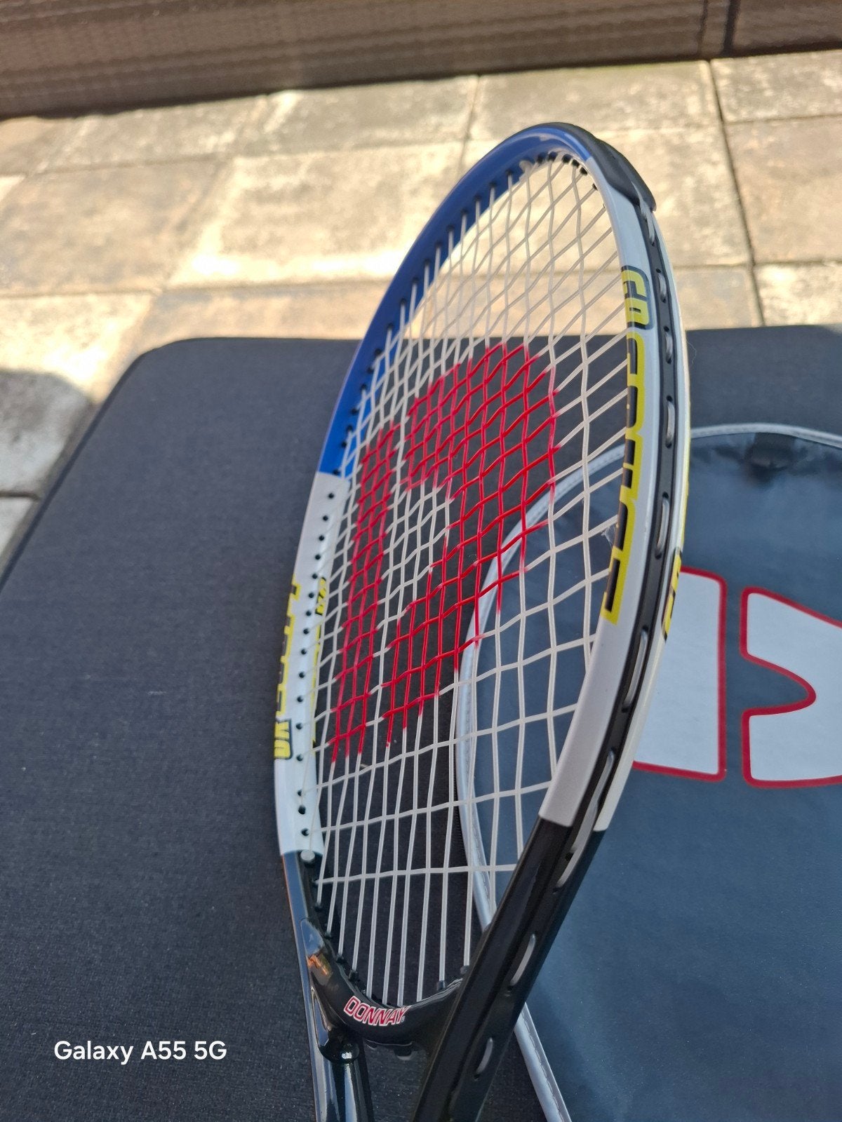 Donnay tennisracket met hoes - Gripmaat L3, Overige merken, Gebruikt, Onbekend, raadpleeg de officiële Donnay website voor details.