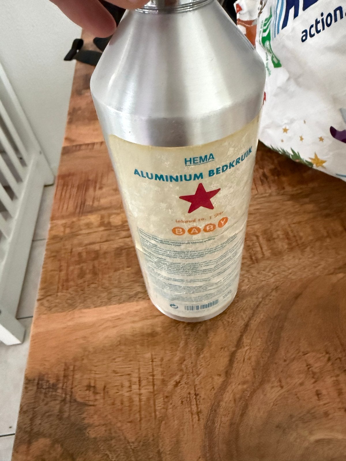 Hema Aluminium Bedkruik Baby met hoes, Ophalen of Verzenden, Gebruikt