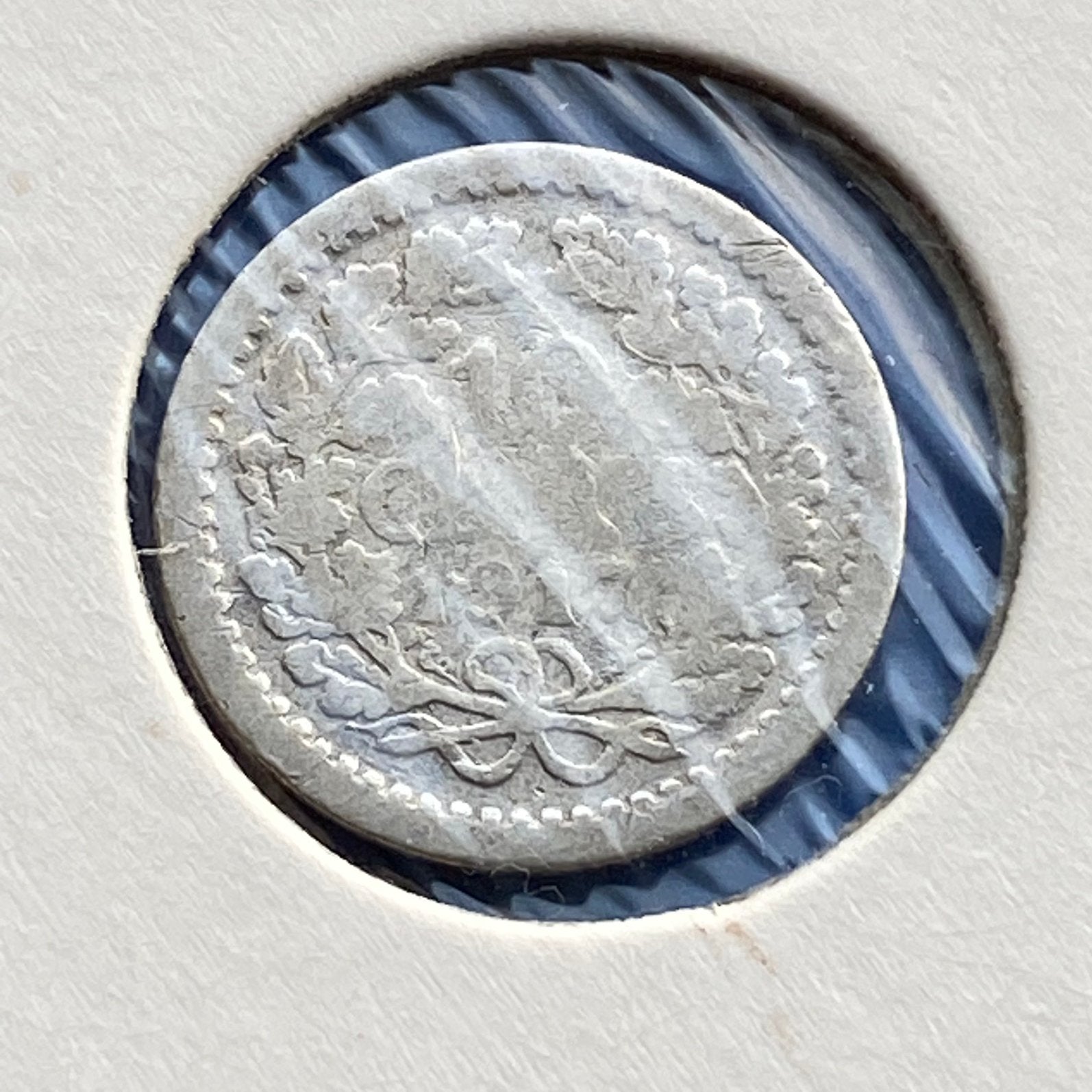 10 Cent / dubbeltje Zilver uit 1917 van Wilhelmina, Verzenden, Zilver, 10 cent, Koningin Wilhelmina