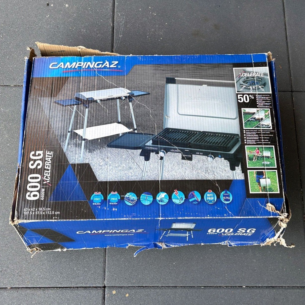 CampingGaz multifunctionele BBQ/Kookfornuis, Ophalen, Gebruikt