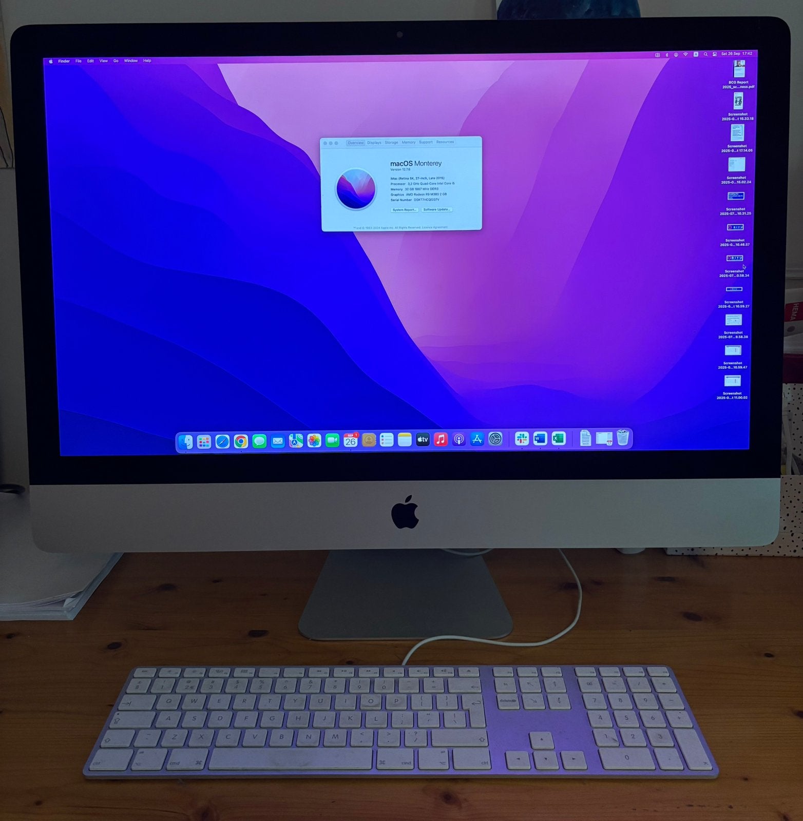 Apple iMac (late 2015), Retina 5k, 27-inch, Computers en Software, Ophalen, HDD en SSD, 32 GB, IMac
