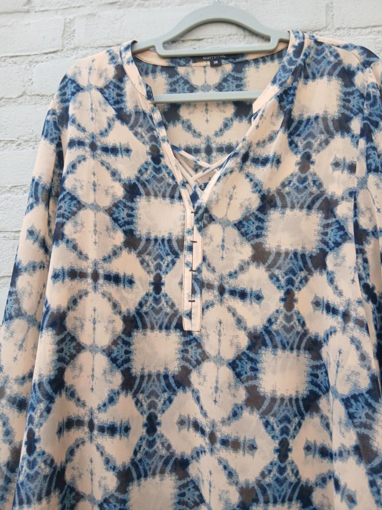 Comma setje., Ophalen of Verzenden, Zo goed als nieuw, Maat 38/40 (M), Blauw